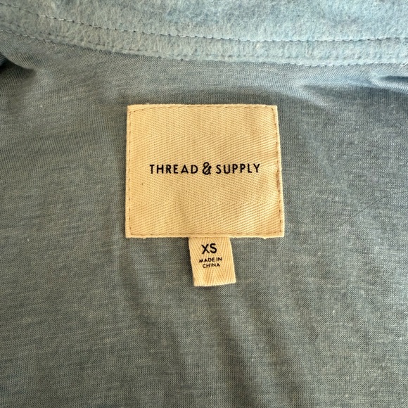 Light Blue Button-Up Jacket - Picture 5 of 5